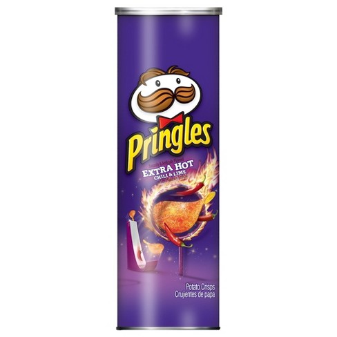 Pringles Extra Hot Chili & Lime Potato Crisps - 5.5oz : Target