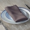 Slickblue Polyester Poplin Napkins 18"x18", Serged Edge, Event or Daily Table Use, 41 Color Options – Set of 4 or 10 - 3 of 4