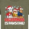 Boys' - Paw Patrol - Christmas Is Pawsome Chase Rubble Marshall Short Sleeve Graphic T-Shirt - 2 of 4