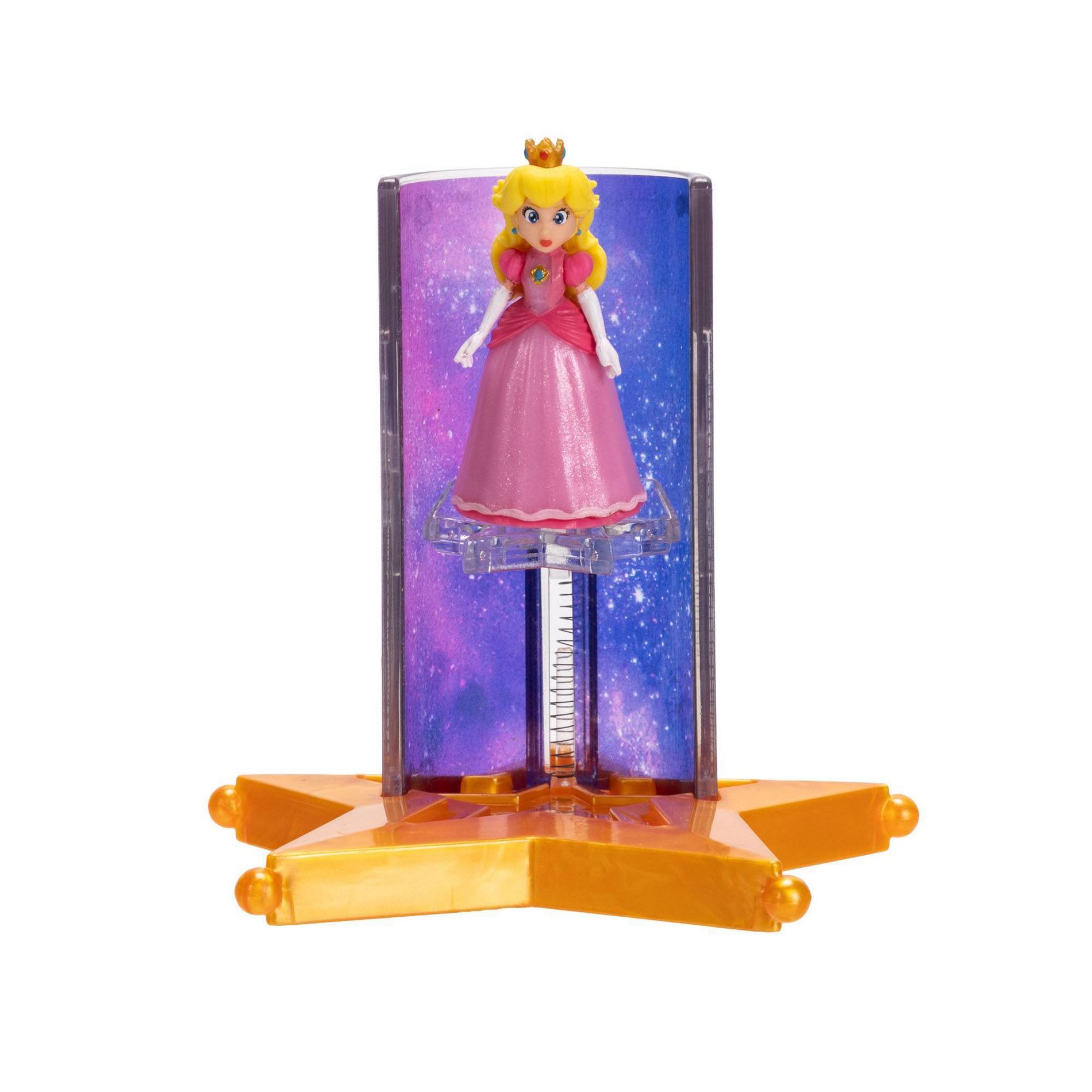 The Super Mario Galaxy Movie – 1.5” Figure with Star Launcher Accessory – Princess Peach