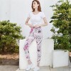 Anna-Kaci Active Women's High Rise Printed Leggings with New York Week Newspaper Graphic - 4 of 4