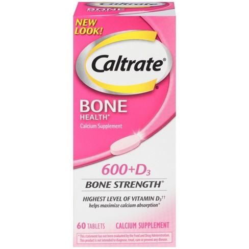 Caltrate Calcium And Vitamin D3 Dietary Supplement Tablets