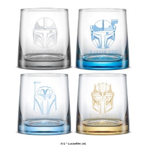 Star Wars™ The Mandalorians™ Short Drinking Glasses - 10 oz - Set of 4 - 1 of 4