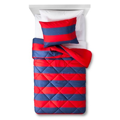 Pillowfort rugby stripe outlet comforter