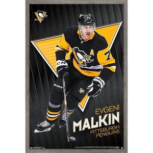 Trends International NHL Pittsburgh Penguins - Evgeni Malkin 19 Framed Wall Poster Prints - 1 of 4