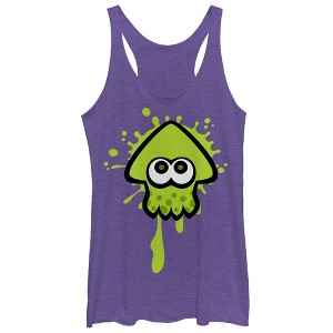 Women's Nintendo Splatoon Inkling Squid Racerback Tank Top - 1 of 3