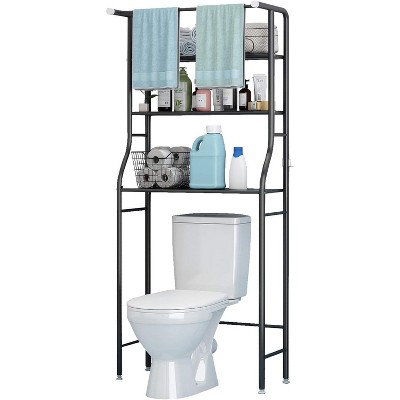 3-Tier Over The Toilet Rack,Bathroom Shelf Space Saver,Corner Stand Storage Organizer