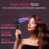 SKIMI 110,000 RPM Brushless Motor Hair Dryer Brush - 5 Muti-Styler for Fast Drying, Curling, Volumizing & Straightening | High-Speed Hot Air Brush - 3 of 4