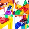 PICASSO-TILES 150 PC Race Track, Magnetic Tiles, Building Blocks, STEM Toys for Kids 3+ - 3 of 4
