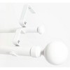 Urbanest Steel Ball Manhattan 1-inch 5-8 inch Double Drapery Curtain Window Rod Set - 2 of 4