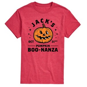 Men's - Instant Message - Jacks Pumpkin Boonanza Short Sleeve Graphic T-Shirt - 1 of 4