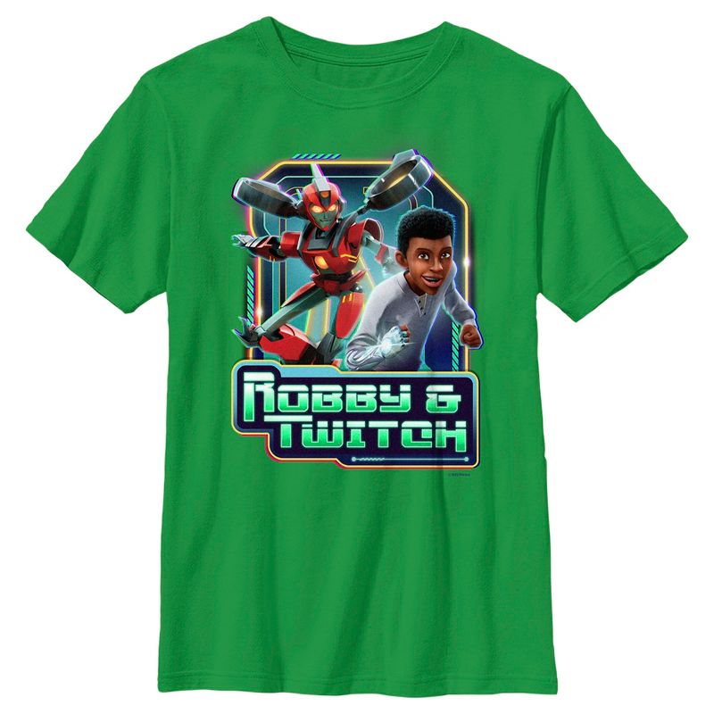 Boy's Transformers: EarthSpark Robby and Twitch T-Shirt, 1 of 5