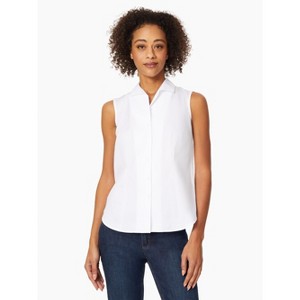 Jones New York Easy-Care Sleeveless Button-Up Shirt - XL - 1 of 3