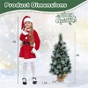 3 FT Pre-Lit Artificial Mini Christmas Tree - 4 of 4