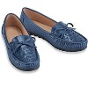 Collections Etc Woven Textured Padded Insoles Slip-On Loafers - 2 of 3