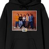 Boy Meets World Topanga, Cory, Shawn, Jack, and Eric Adult Black Hoodie - 2 of 2