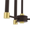 Livex Lighting Karlstad 3 - Light Chandelier in  Bronze/Satin Brass - 4 of 4