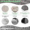 Outdoor Patio Furniture Sets, PE Rattan Furniture Sectional Sofa Set with Storage Table - 3 of 4
