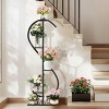 Artloge 5 Tiered Plant Stand Indoor 62" Tall Planter Shelf Vertical Flowers Pot Display Rack with Hook for Balcony Patio Lawn - 2 of 4
