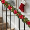 Christmas Garland with Ornaments -  Holiday Decor for Indoor/Outdoor Xmas Display - 4 of 4