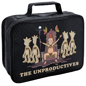 Rick And Morty The Unproductives Insulated Soft Sided Lunch Box - 1 of 4