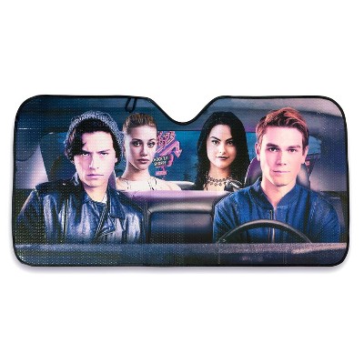 Just Funky Riverdale Accordion Style Universal Auto Sunshade