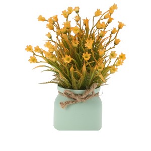 Unique Bargains Artificial Plants Bellflower Plant Plastic 3.07"x3.07"x8.66" 1 Pc - 1 of 4