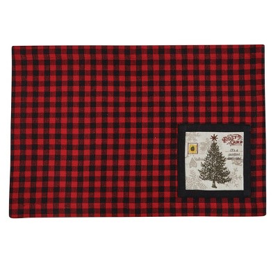 Park Designs Yuletide Placemat Set - Red