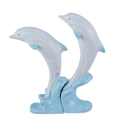 Beachcombers Set Of 2 Jumping Dolphin Figures