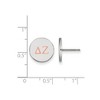 Black Bow Jewelry Sterling Silver Delta Zeta Greek Life Stud Earrings - 2 of 3