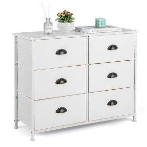 Costway 3-Tier Storage Organizer with 6 Foldable Fabric Drawers Fabric Storage Drawers - 1 of 4