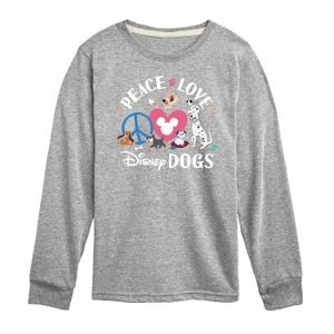Boys' - Disney - Cats & Dogs Long Sleeve Graphic T-Shirt - 1 of 4