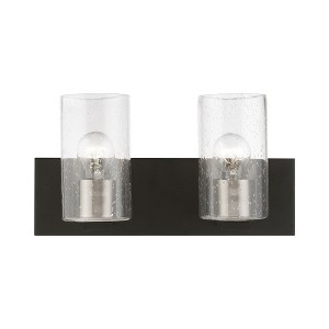 Livex Lighting Zurich 2 - Light Vanity in  Black/Brushed Nickel - 1 of 4
