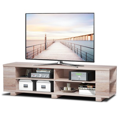 Costway TV Stand Entertainment Media Center Console For TV's up to 65'' w/Storage Shelves