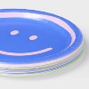Retro Purple Smiley Face Snack Plate 20ct - Spritz™ - 3 of 3