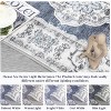 coucheta Washable Area Rug for Living Room, Non-Slip Vintage Ultra Thin High Traffic Soft Low Pile Distressed Floor Carpet, for Bedroom, Dining Room - 4 of 4