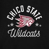 Women's California State University, Chico Mascot Cap Sleeve Baby Rib Crop Top Black - 3 of 4