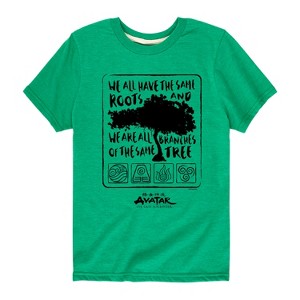 Boys' - Avatar: The Last Airbender - Same Roots Short Sleeve Graphic T-Shirt - 1 of 4
