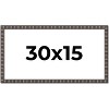 PosterPalooza | Panoramic Deco Black Picture Frame - UV Acrylic, Foam Board Backing, Hanging Hardware - 2 of 4