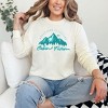 Simply Sage Market Women's Cabin Fever Mountains Long Sleeve Garment Dyed Tee - 2 of 3