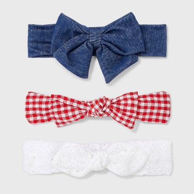 Image of Toddler Girls' 3pk Soft Hair Headbands - Cat & Jack™
