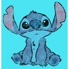Girl's Lilo & Stitch Faded Sketch Stitch Crop T-Shirt - 2 of 3