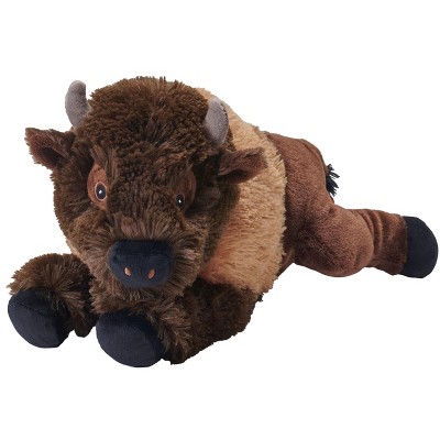 Wild Republic Ecokins Bison Stuffed Animal, 12 Inches