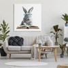 Stupell Industries Bunny Reading Book Canvas Wall Art - 2 of 4