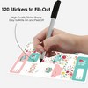 Big Dot of Happiness Colorful Floral Happy Mother's Day - Assorted We Love Mom Party Gift Tag Labels - To and From Stickers - 12 Sheets - 120 Stickers - 3 of 4