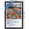 Trends International Radiohead - Hail to the Thief Scribble Framed Wall Poster Prints - 3 of 4
