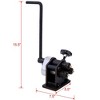 Hardened Steel Portable Ring Manual Roller Bender up to1/4" Round Steel & 1" x 3/16" Flat Steel, 13-1/2'' Long Handle - 3 of 3
