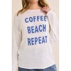 Women's Coffee, Beach, Repeat Tee - GILLI - 4 of 4