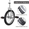 Yescom 16IN Wheel Outdoor Unicycle Adjustable Seat Anti-Skid Pedal Circus Bike for Adults Teenagers Kids - 4 of 4