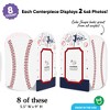 Big Dot of Happiness Baseball Photo Holder Centerpieces, 4x6 Picture Display Box, Sports Table Decoration for Kids Birthday Decor, 8 Count - 3 of 4